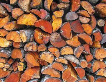 Дрова колотые из ольхи- 120 руб. за м.куб.
