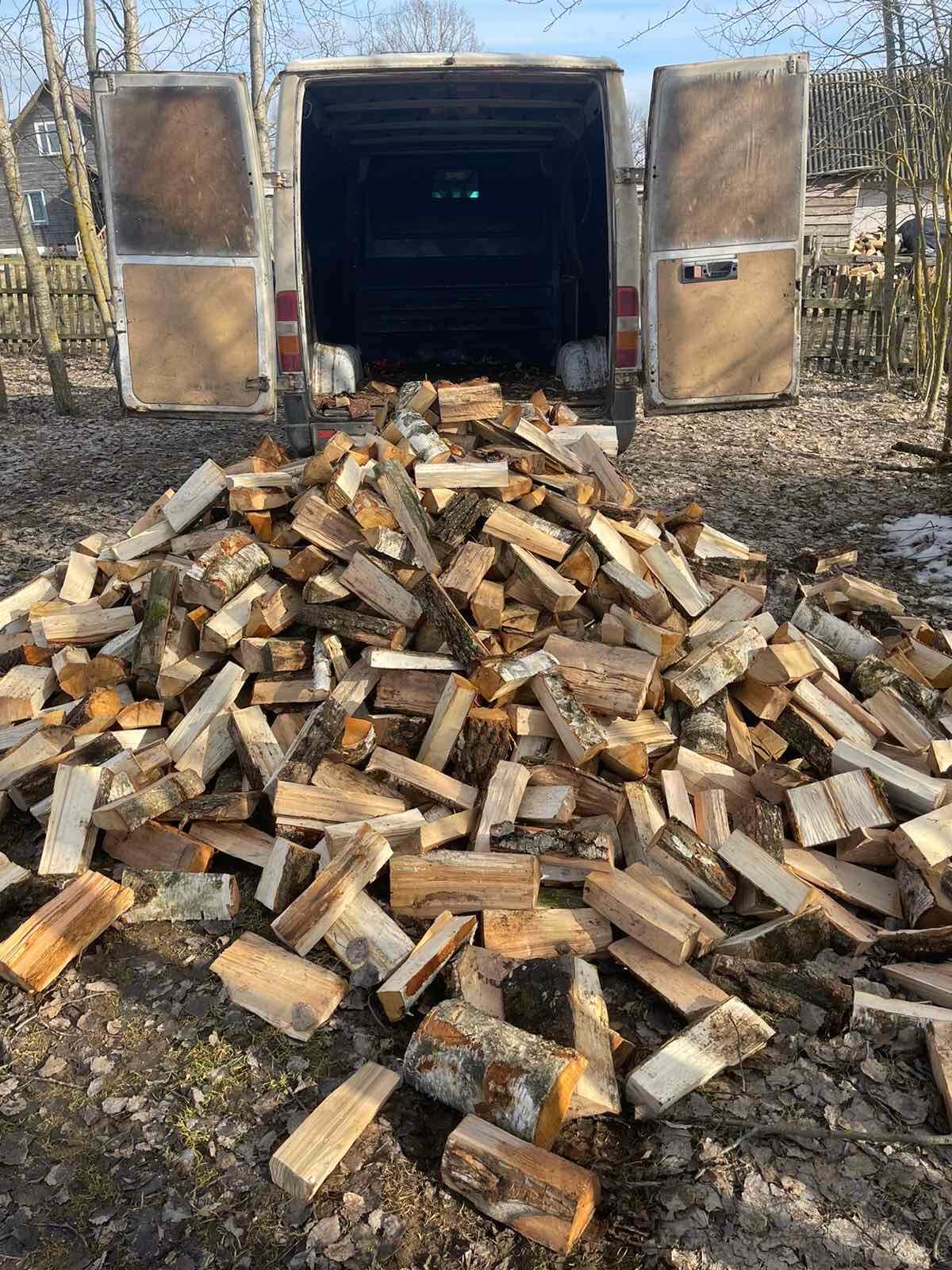 Доставка дров в деревню Пушкари