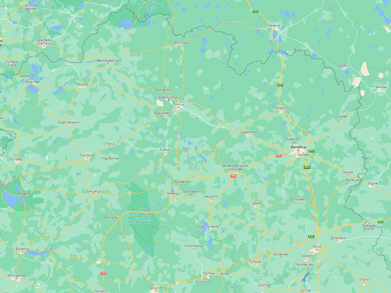 Карта территории обслуживания поставок дров 